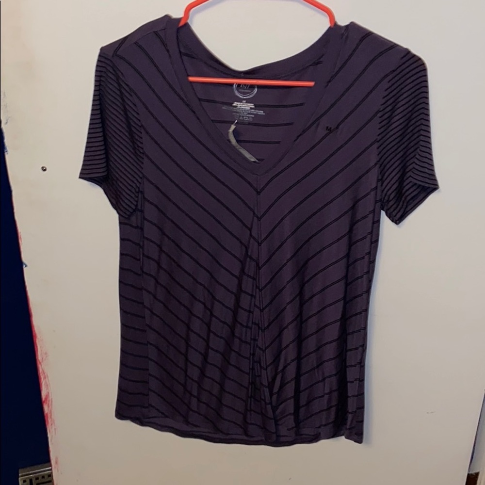 Purple and Black Top